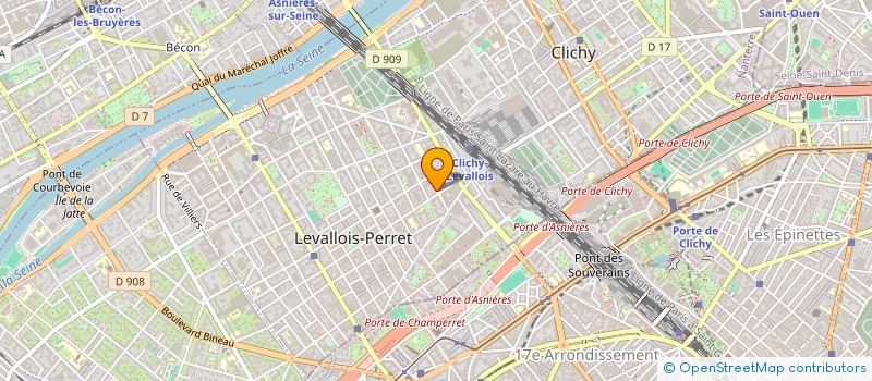 localisation de l'entreprise MONSIEUR JOHN DAVID VILLEGAS VANEGAS à LEVALLOIS-PERRET