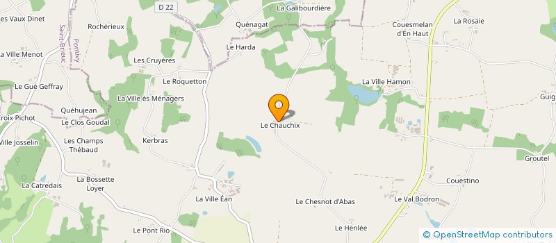 localisation de l'entreprise MONSIEUR JOHN DE CLEER  MENEAC