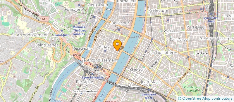 localisation de l'entreprise MONSIEUR JOHN DE MEYER  LYON 2EME