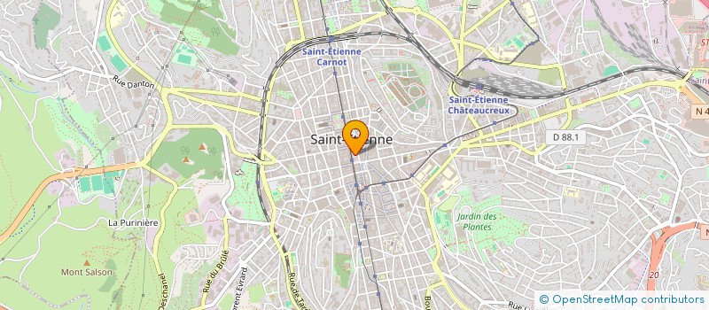 localisation de l'entreprise MONSIEUR JOHN DEDINGER  SAINT-ETIENNE