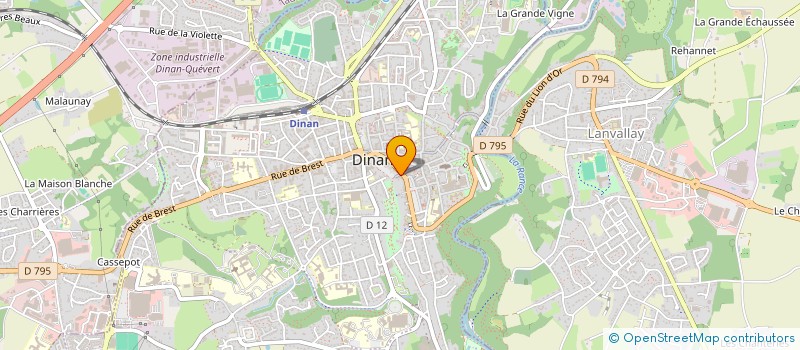 localisation de l'entreprise MONSIEUR JOHN DEIMER à DINAN