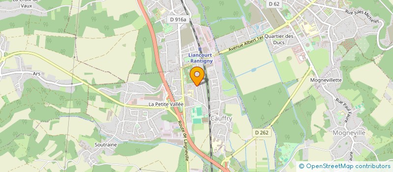 localisation de l'entreprise MONSIEUR JOHN DEKONINCK  CAUFFRY