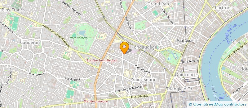 localisation de l'entreprise MONSIEUR JOHN DERRETT à BORDEAUX