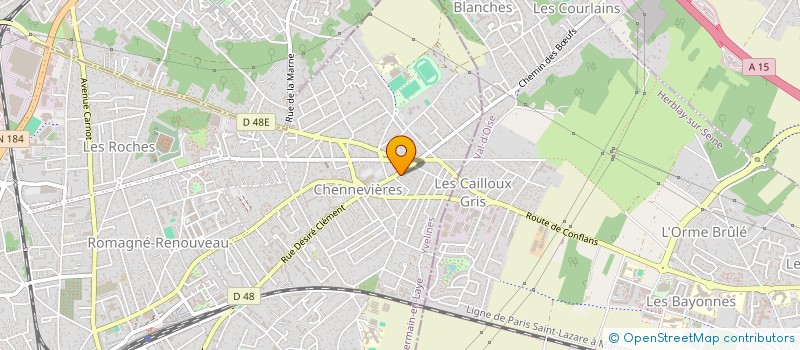 localisation de l'entreprise MONSIEUR JOHN DILLIGENT  CONFLANS-SAINTE-HONORINE