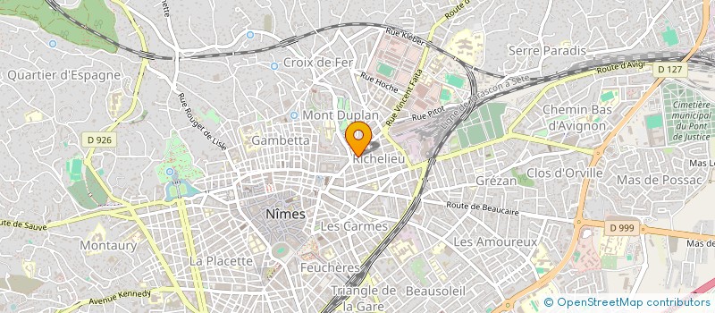 localisation de l'entreprise MONSIEUR JOHN DODON  NIMES