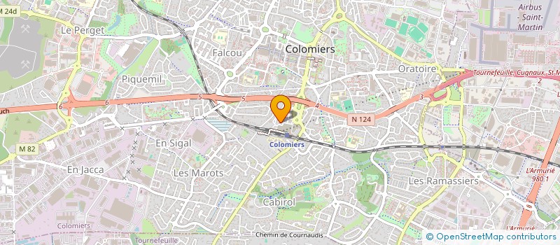 localisation de l'entreprise MONSIEUR JOHN DONKOR à COLOMIERS