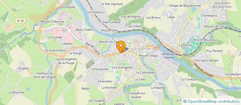localisation de l'entreprise MONSIEUR JOHN DRODE à AIXE-SUR-VIENNE