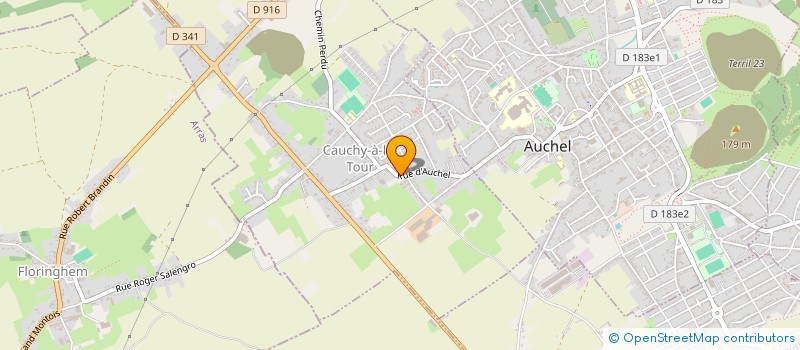 localisation de l'entreprise MONSIEUR JOHN DURAND à CAUCHY-A-LA-TOUR