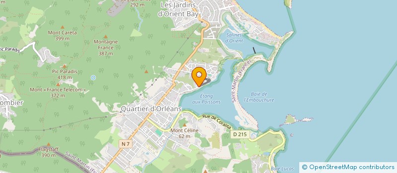 localisation de l'entreprise MONSIEUR JOHN DURAND  SAINT-MARTIN