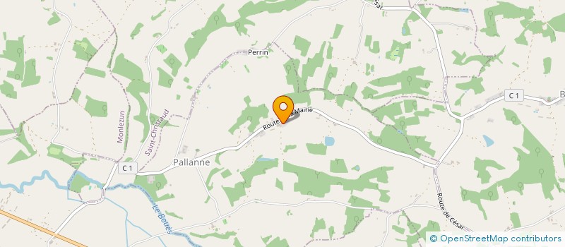 localisation de l'entreprise MONSIEUR JOHN ERREY  PALLANNE