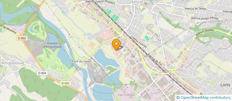 localisation de l'entreprise MONSIEUR JOHN ESCOS  LESCAR