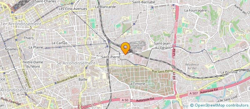 localisation de l'entreprise MONSIEUR JOHN EWER  MARSEILLE