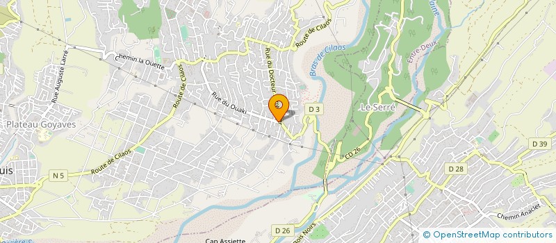 localisation de l'entreprise MONSIEUR JOHN FERRE  SAINT-LOUIS