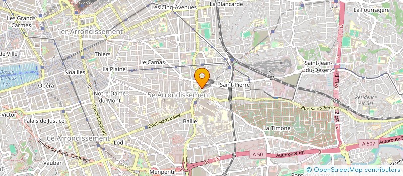 localisation de l'entreprise MONSIEUR JOHN FORTES à MARSEILLE
