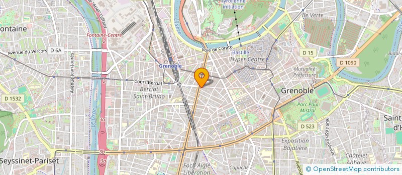 localisation de l'entreprise MONSIEUR JOHN FREARSON à GRENOBLE