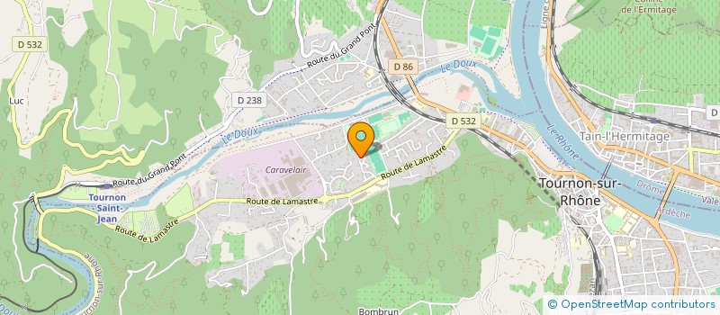 localisation de l'entreprise MONSIEUR JOHN GAILLARD à TOURNON-SUR-RHONE
