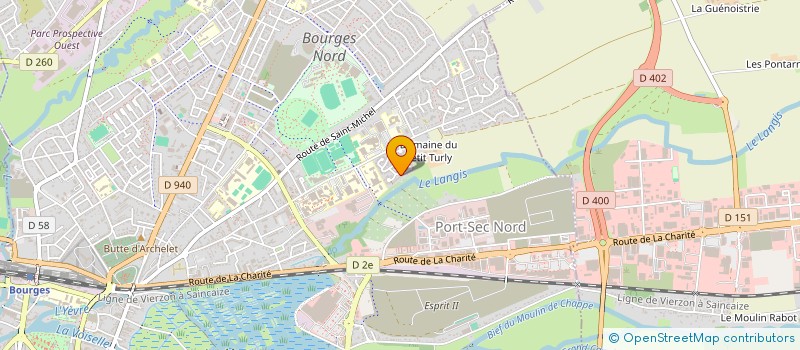 localisation de l'entreprise MONSIEUR JOHN GARD  BOURGES