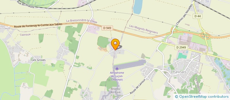 localisation de l'entreprise MONSIEUR JOHN GENDERS  CHASNAIS