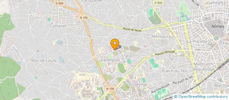 localisation de l'entreprise MONSIEUR JOHN GERLAC  NIMES