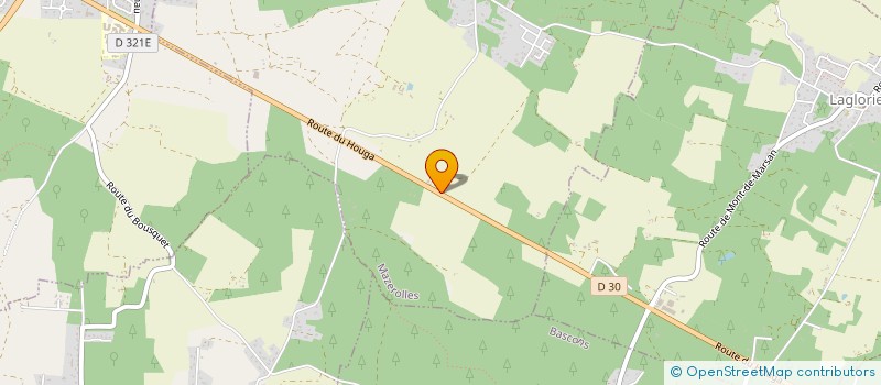 localisation de l'entreprise MONSIEUR JOHN GLENDINNING  MAZEROLLES