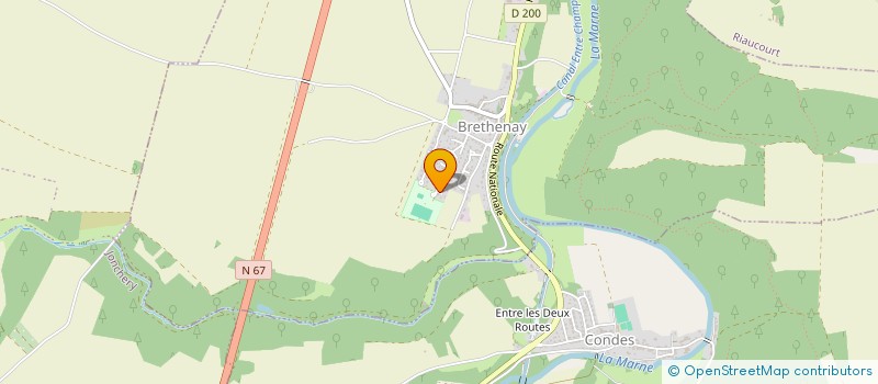 localisation de l'entreprise MONSIEUR JOHN GODARD à BRETHENAY