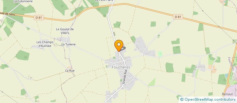 localisation de l'entreprise MONSIEUR JOHN GUADAGNY  FOUCHERES