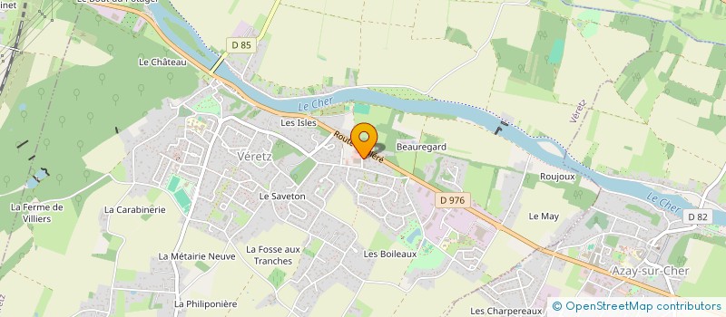 localisation de l'entreprise MONSIEUR JOHN GUILBERT  AZAY-SUR-CHER