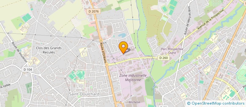 localisation de l'entreprise MONSIEUR JOHN GUYON  SAINT DOULCHARD