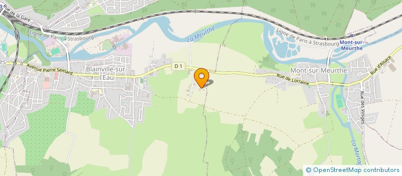 localisation de l'entreprise MONSIEUR JOHN GUYOT  BLAINVILLE-SUR-L'EAU