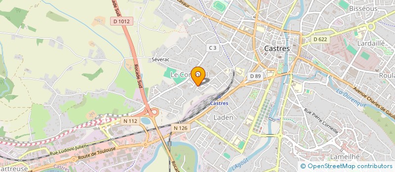 localisation de l'entreprise MONSIEUR JOHN HAPDEY  CASTRES