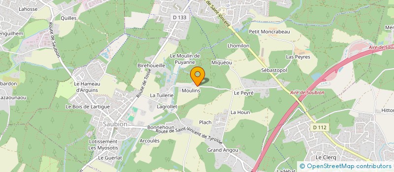 localisation de l'entreprise MONSIEUR JOHN HARCOURT-WEBSTER  SAUBION