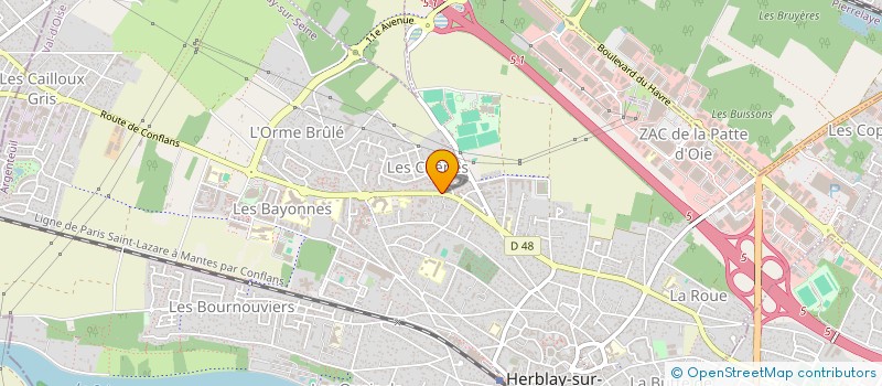 localisation de l'entreprise MONSIEUR JOHN HAROLD CONCEPCION  HERBLAY-SUR-SEINE