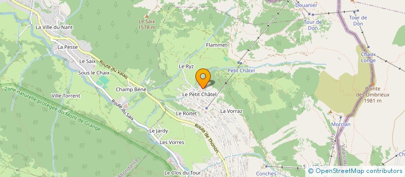 localisation de l'entreprise MONSIEUR JOHN HARRISON  CHATEL