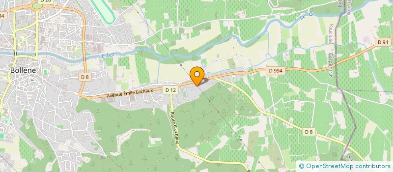 localisation de l'entreprise MONSIEUR JOHN-HENRI TRINQUET  BOLLENE