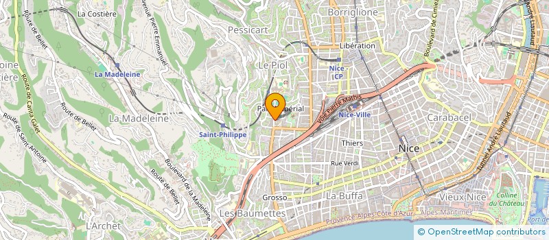 localisation de l'entreprise MONSIEUR JOHN HILL à NICE