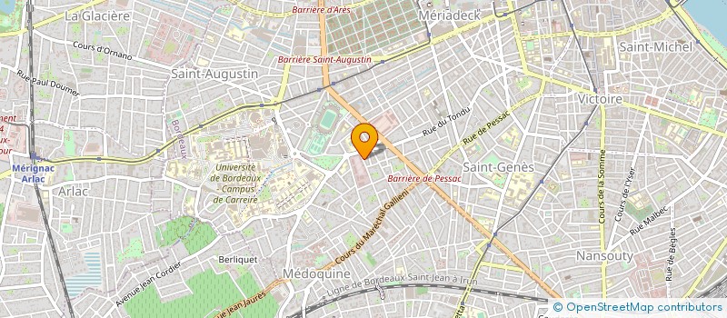 localisation de l'entreprise MONSIEUR JOHN HIRVOIS  BORDEAUX