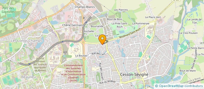 localisation de l'entreprise MONSIEUR JOHN HOLSTEIN à CESSON-SEVIGNE