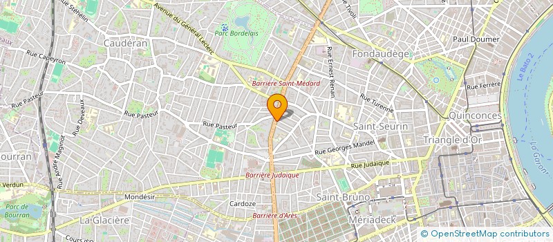 localisation de l'entreprise MONSIEUR JOHN HONORINE  BORDEAUX