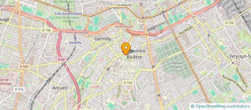 localisation de l'entreprise MONSIEUR JOHN JAIRO RAVE MELO  LE KREMLIN-BICETRE