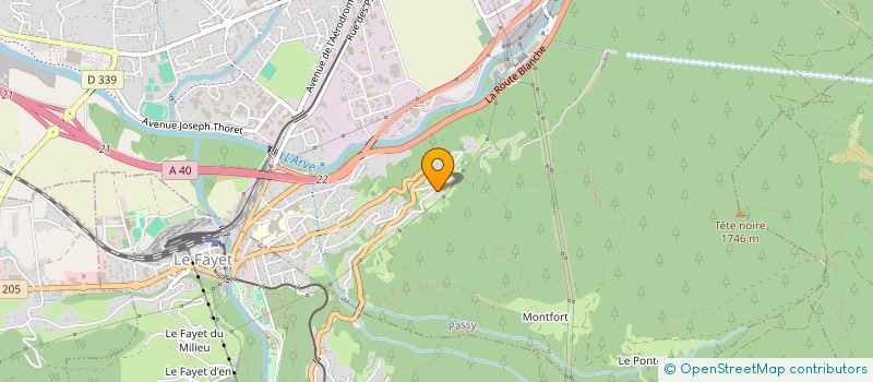 localisation de l'entreprise MONSIEUR JOHN JAMES CROOK  CLUSES