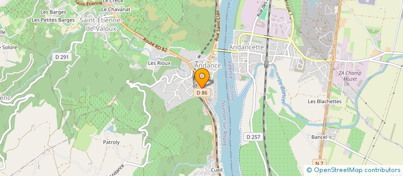 localisation de l'entreprise MONSIEUR JOHN-JEREMY PEN  ANDANCE