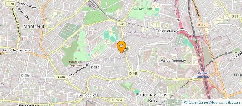 localisation de l'entreprise MONSIEUR JOHN JOSEPH à MONTREUIL