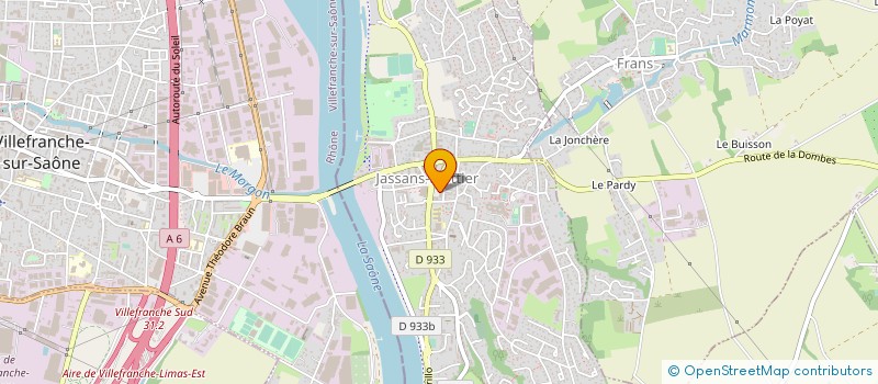 localisation de l'entreprise MONSIEUR JOHN JULLIARD  JASSANS-RIOTTIER