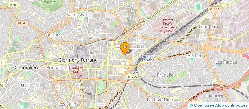 localisation de l'entreprise MONSIEUR JOHN KAMEL  CLERMONT-FERRAND