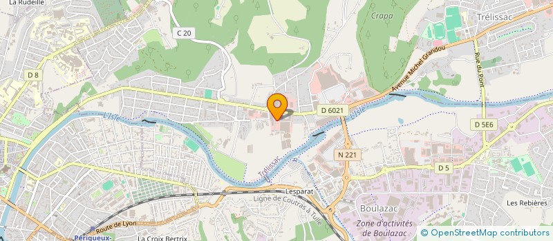 localisation de l'entreprise MONSIEUR JOHN KECHICHE  TRELISSAC