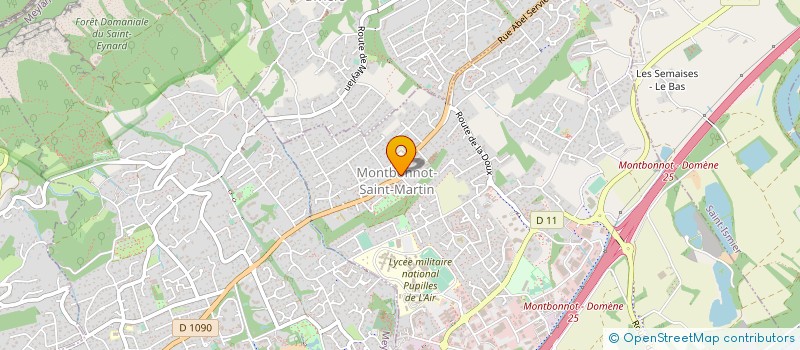 localisation de l'entreprise MONSIEUR JOHN KENWRIGHT  MONTBONNOT-SAINT-MARTIN