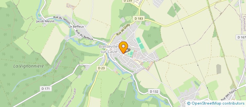 localisation de l'entreprise MONSIEUR JOHN-KEVIN BODEREAU  BRETTEVILLE-SUR-LAIZE