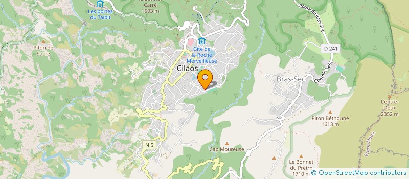 localisation de l'entreprise MONSIEUR JOHN KEVIN MAILLOT  CILAOS