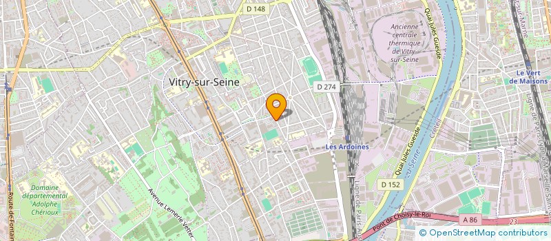 localisation de l'entreprise MONSIEUR JOHN KIDI GOMES à VITRY-SUR-SEINE