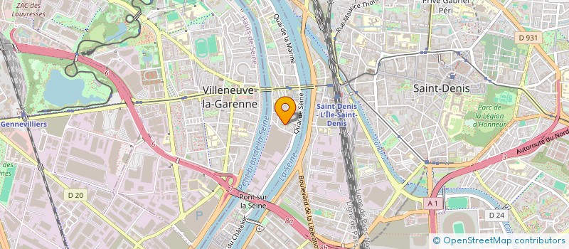 localisation de l'entreprise MONSIEUR JOHN KISHOWILBA  L ILE SAINT DENIS